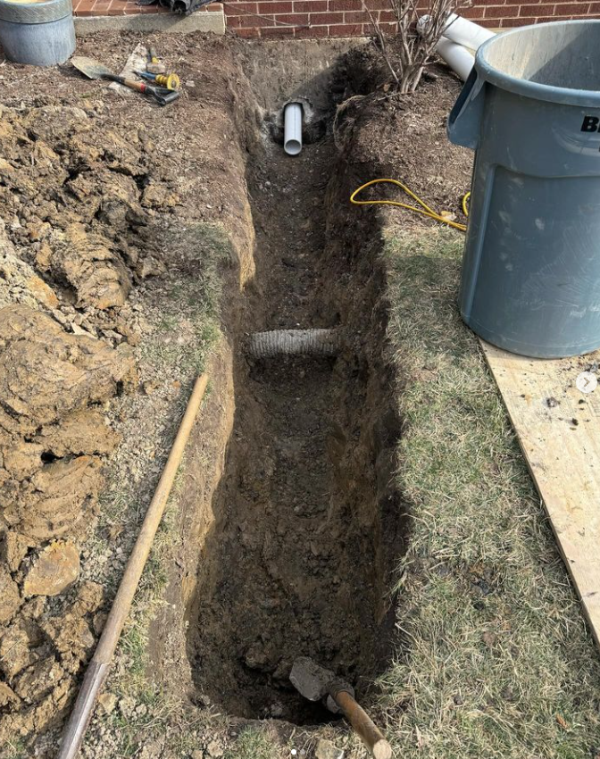 Sewer repair pic in Palatine, IL